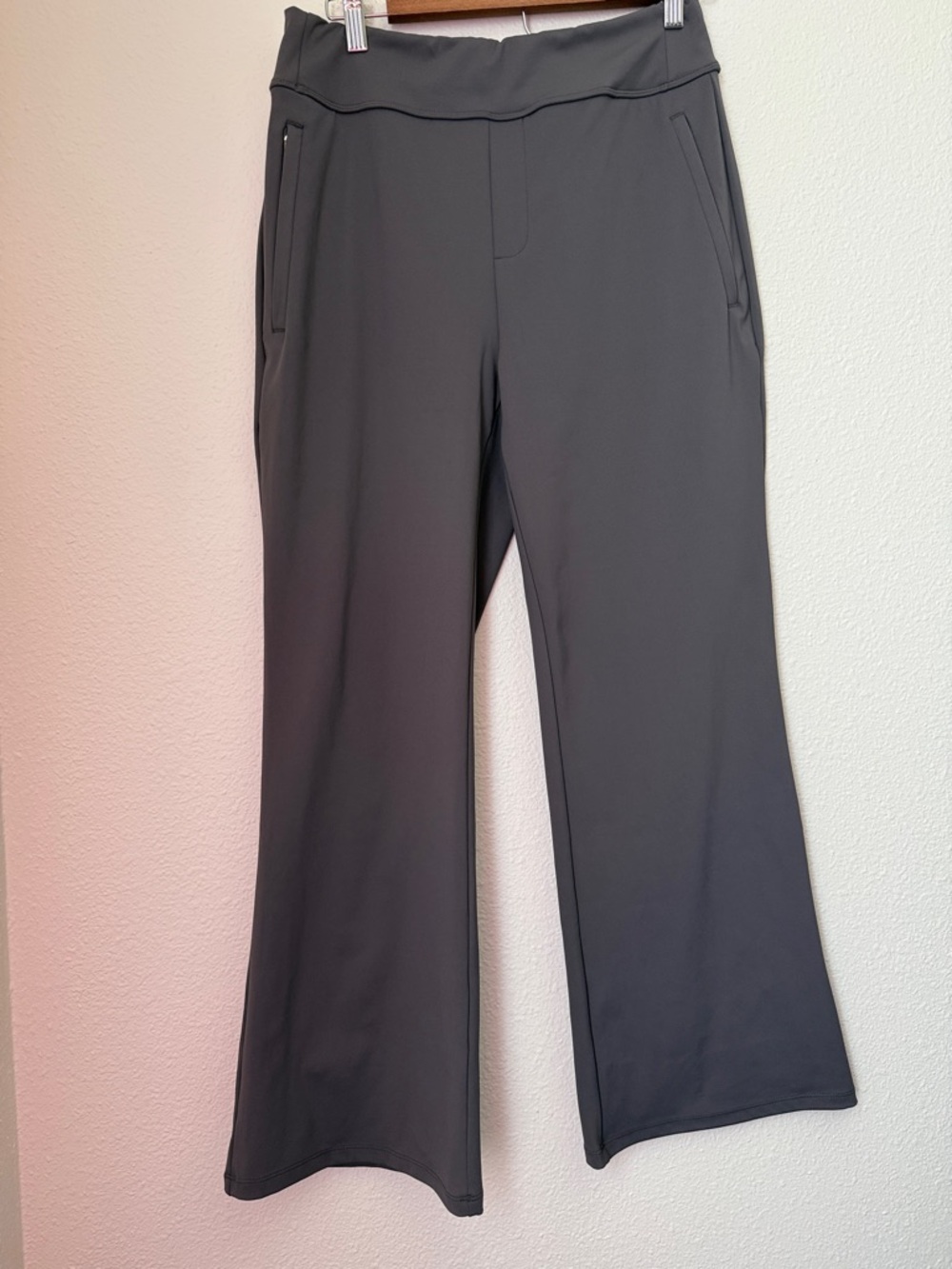 Halara Flex™ DayStretch Mid Rise Side Zipper Pocket Work Flare Pants